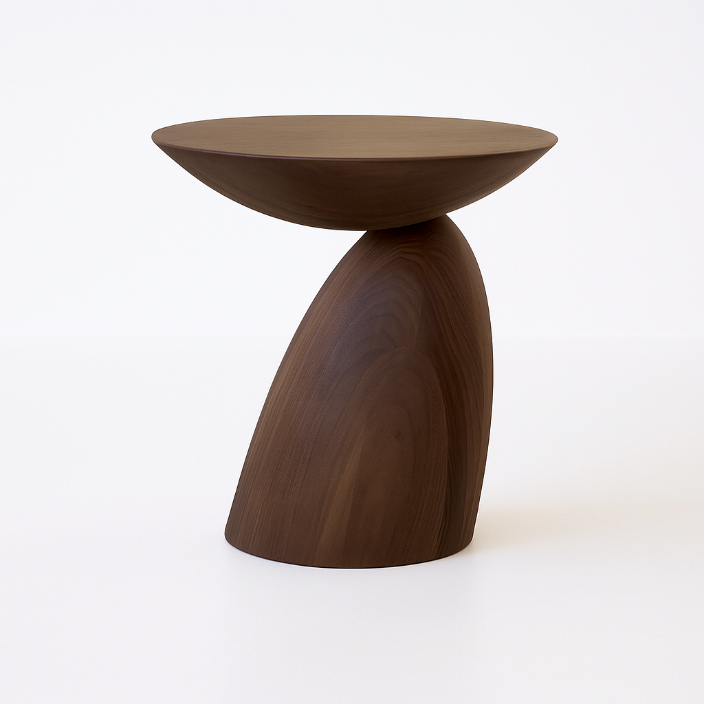 Modern Sculptural Side Table