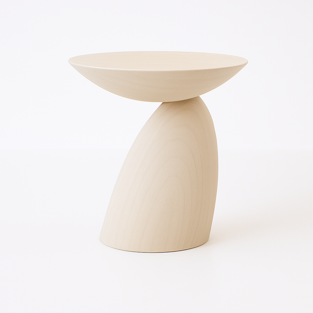 Modern Sculptural Side Table