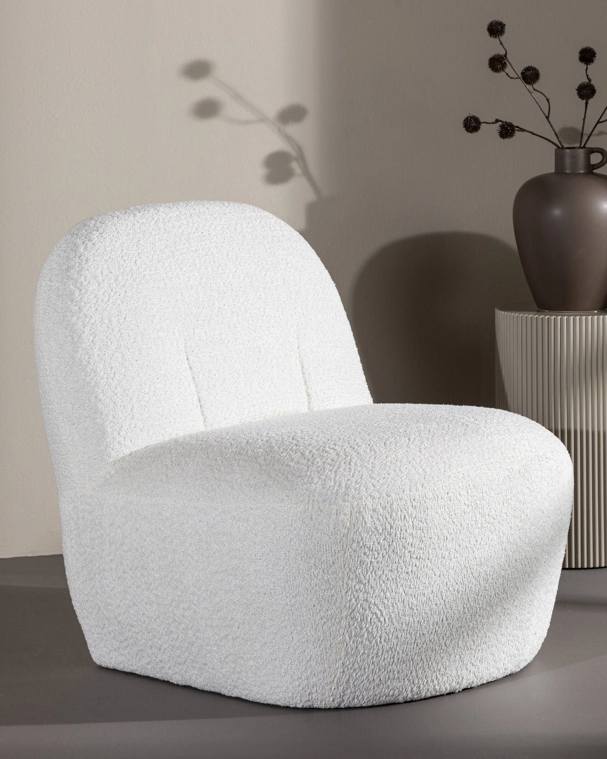 Venture Home Mahla -  White Lounge Chair