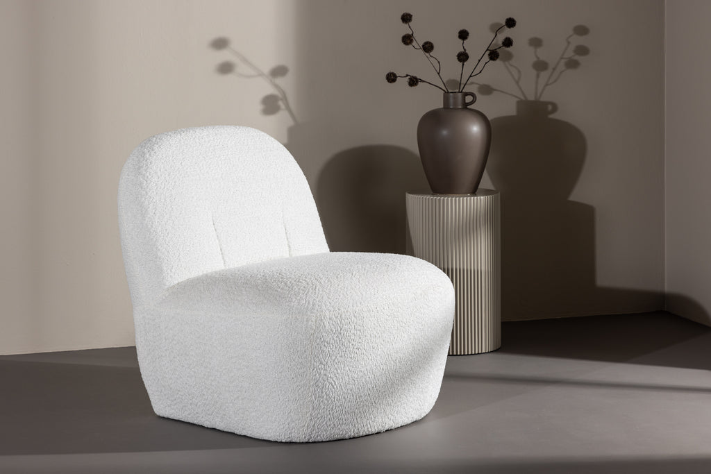 Venture Home Mahla -  White Lounge Chair
