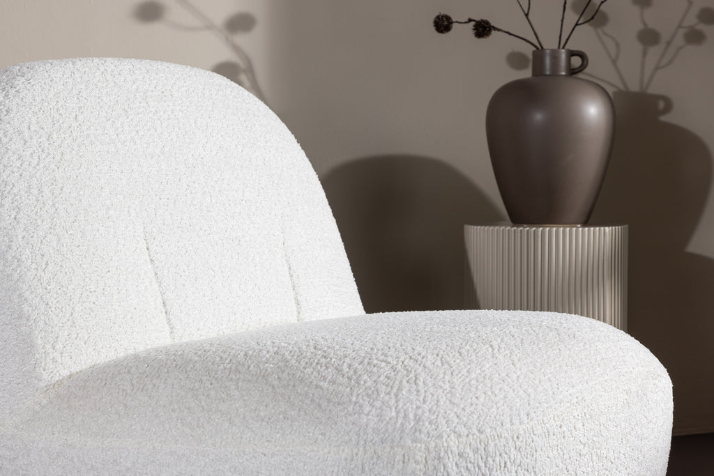 Venture Home Mahla -  White Lounge Chair