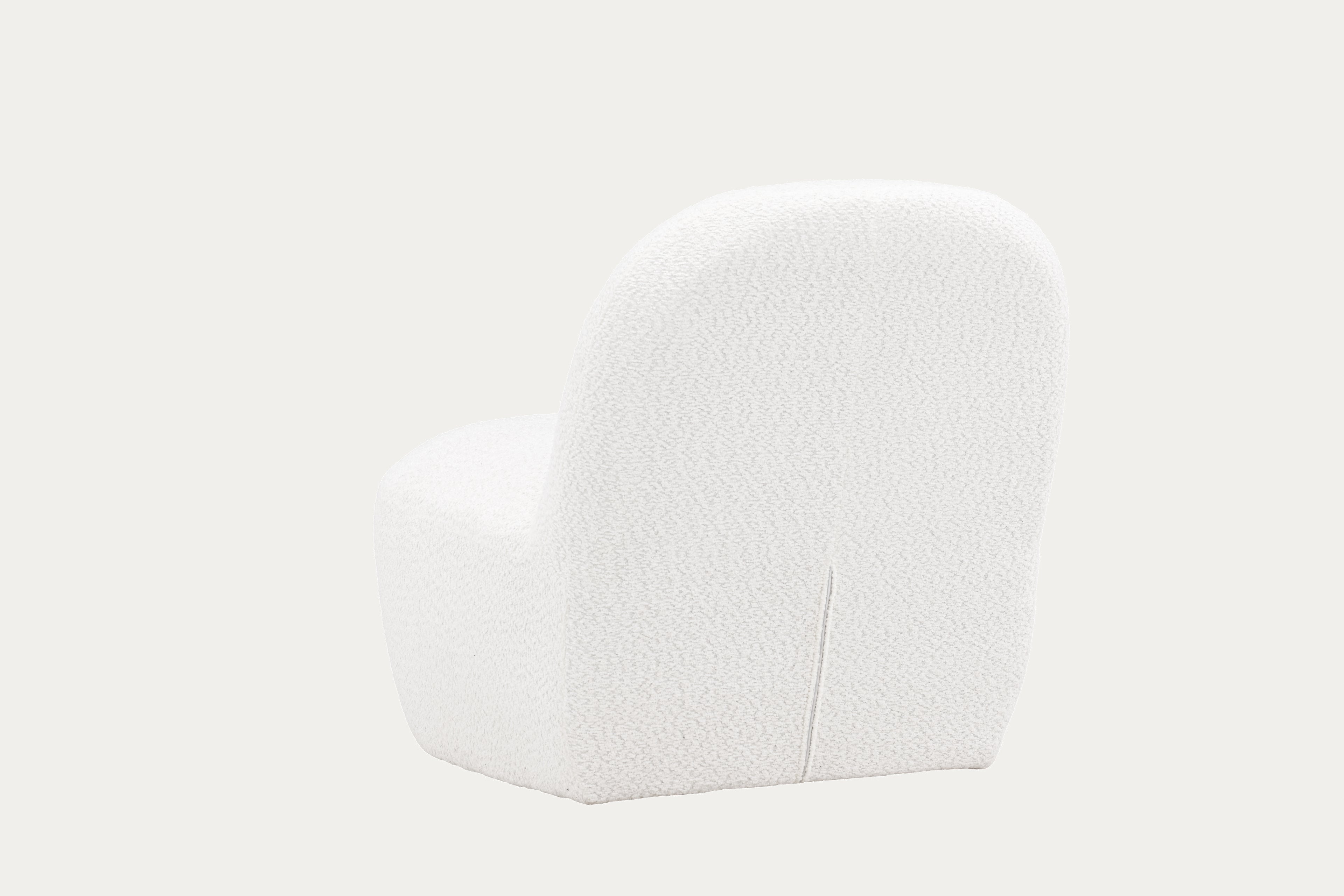 Venture Home Mahla -  White Lounge Chair