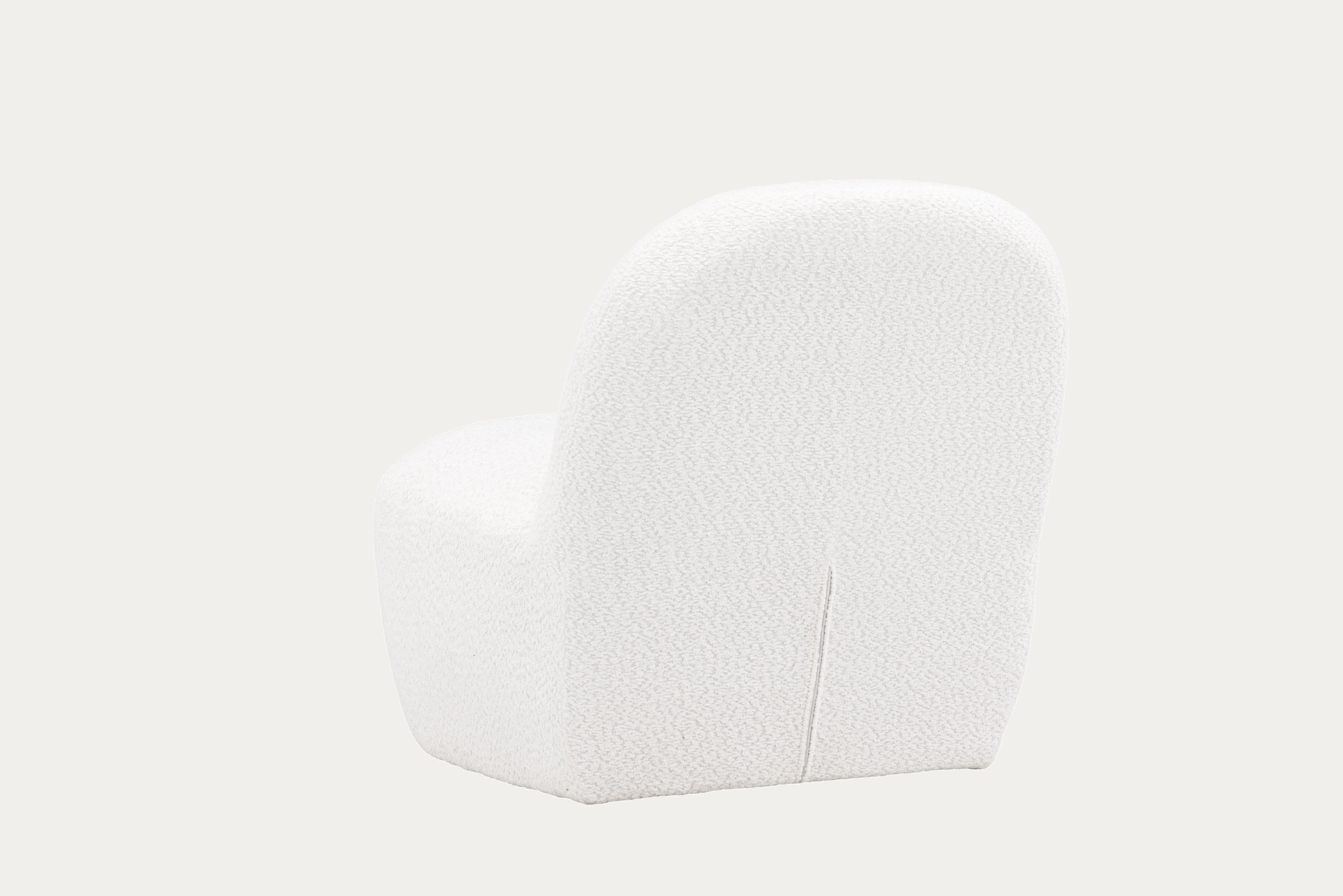 Venture Home Mahla -  White Lounge Chair