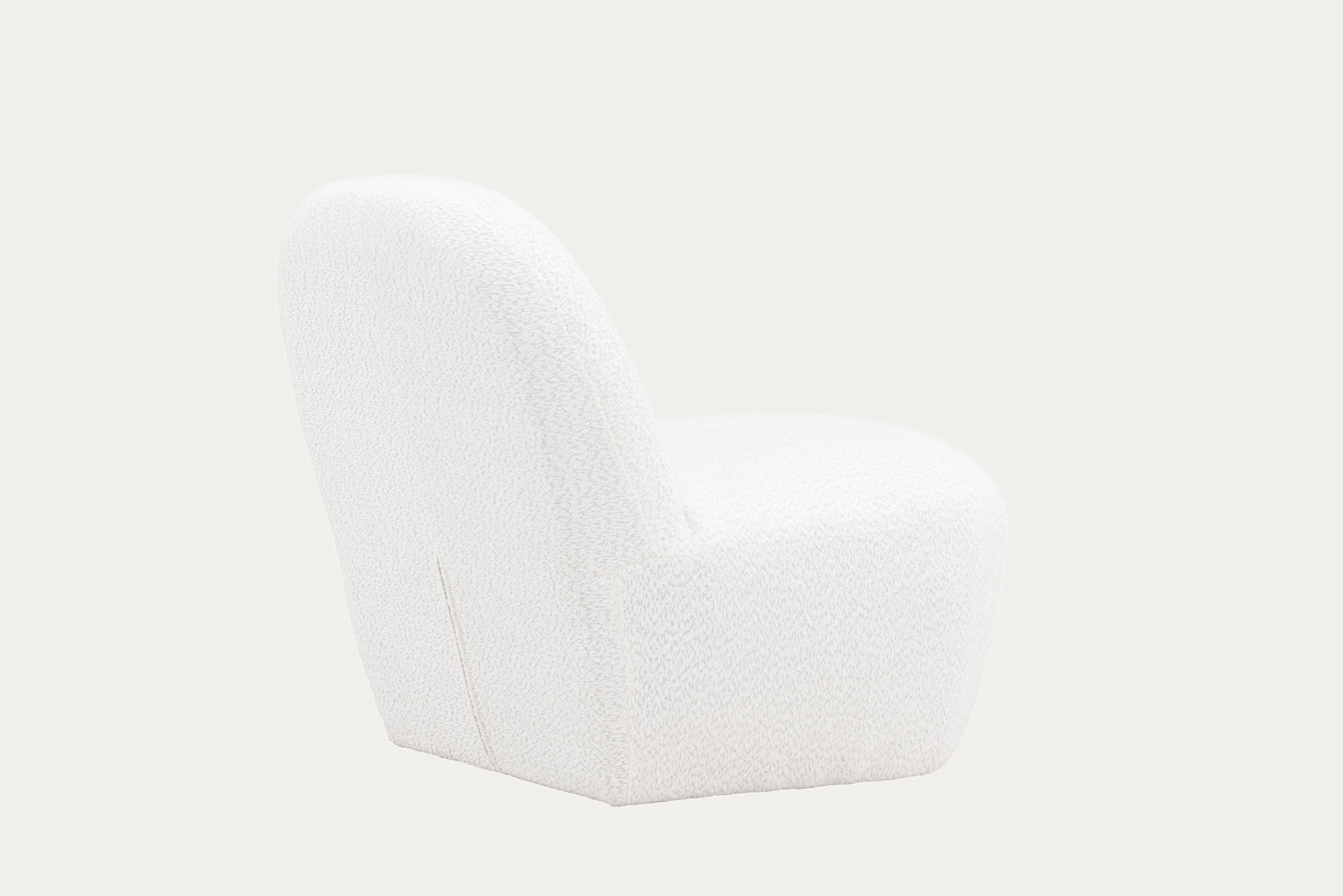 Venture Home Mahla -  White Lounge Chair