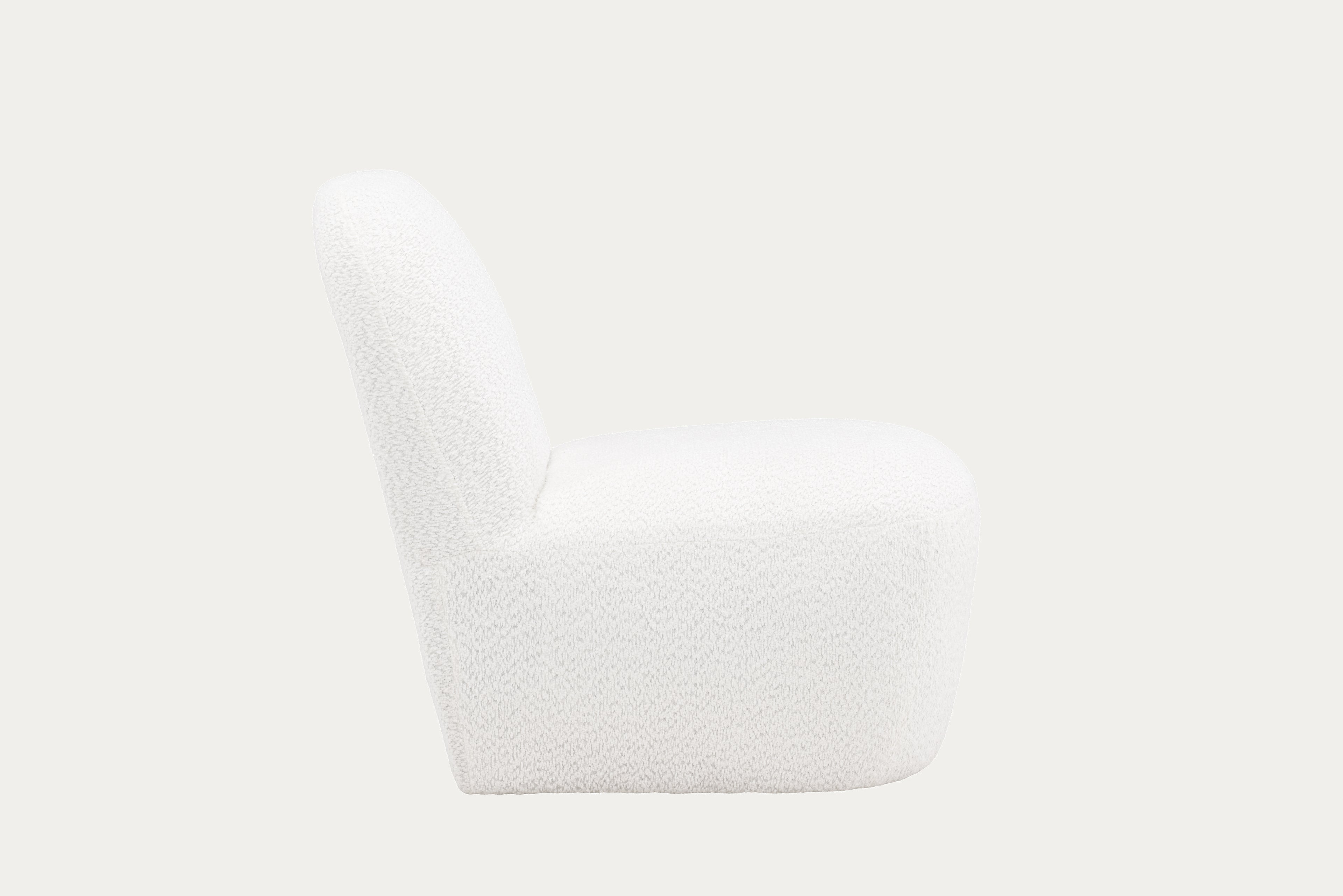Venture Home Mahla -  White Lounge Chair