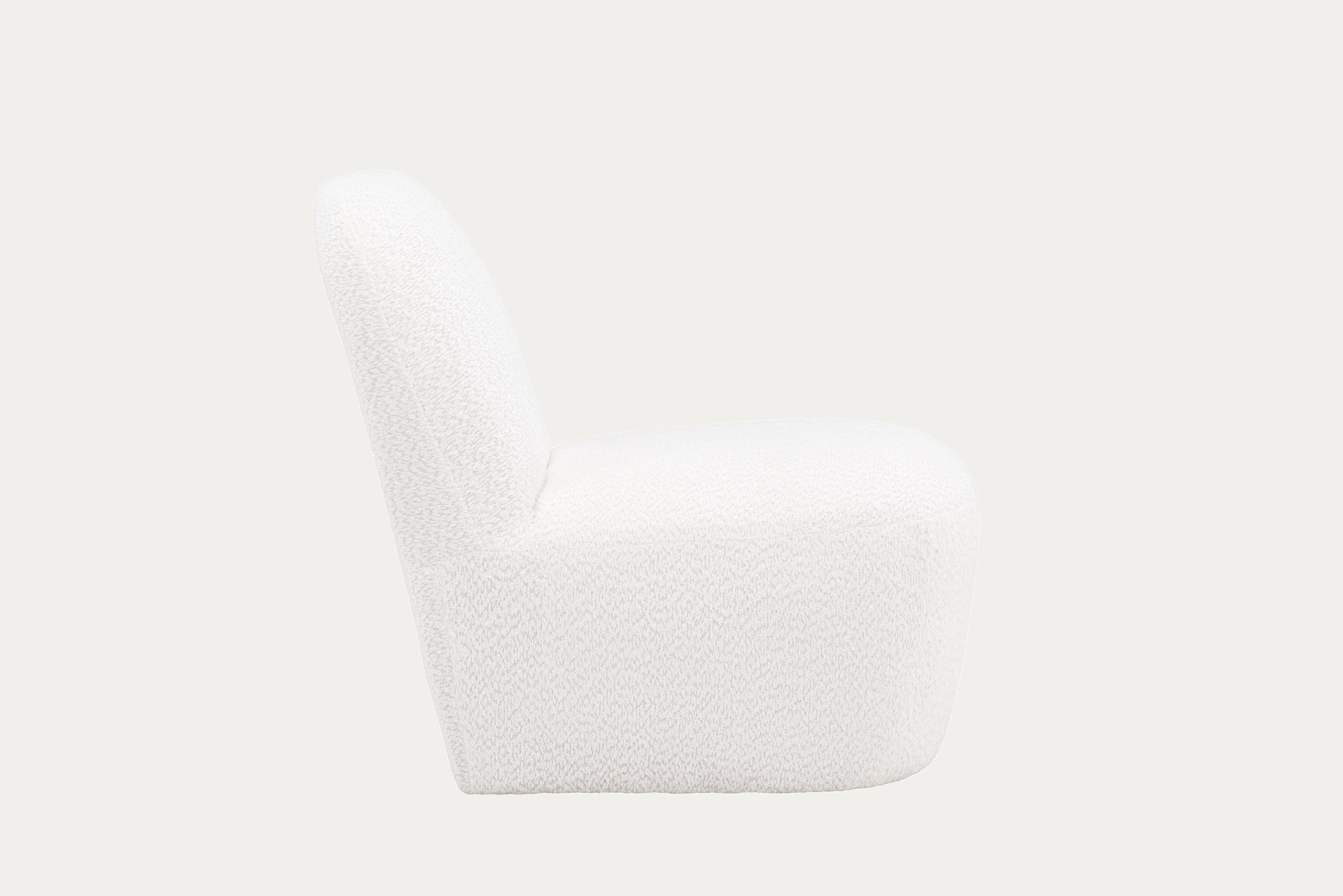Venture Home Mahla -  White Lounge Chair
