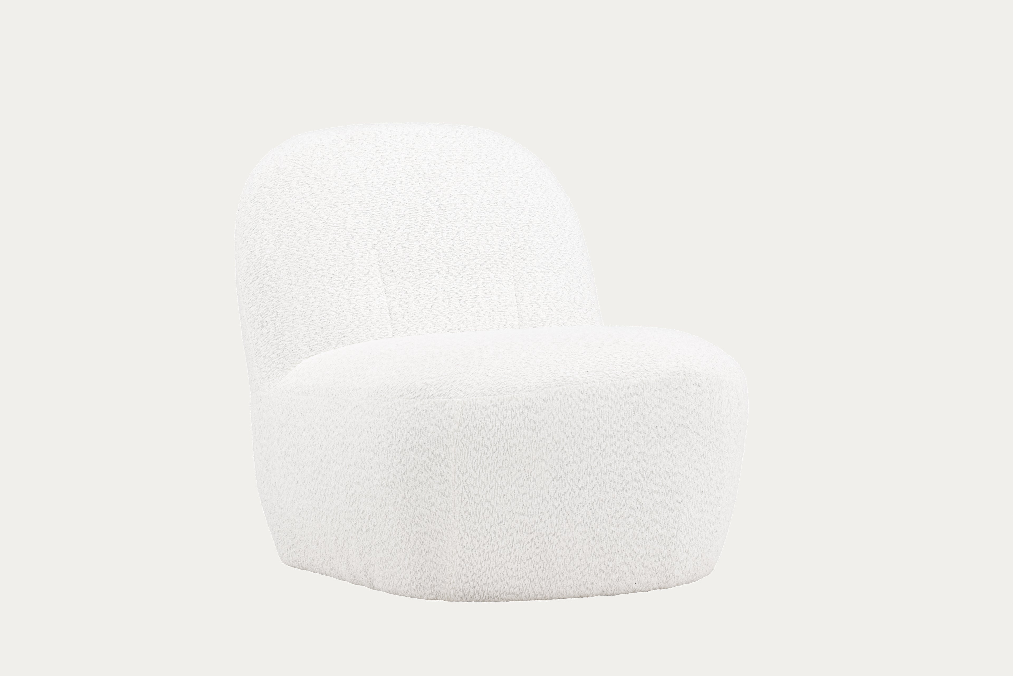 Venture Home Mahla -  White Lounge Chair