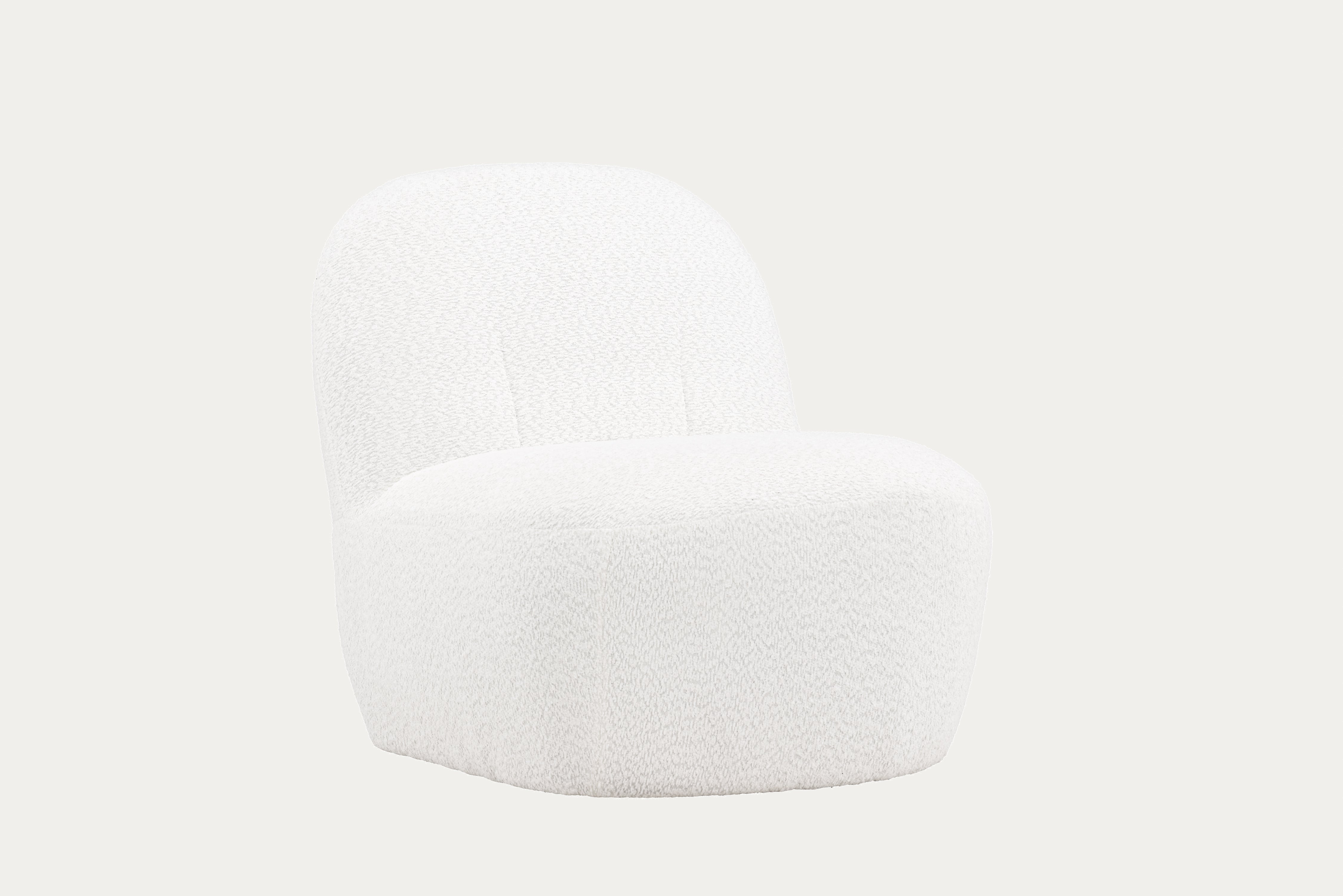 Venture Home Mahla -  White Lounge Chair